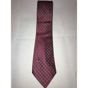 VTG Beau Brummell Red Dots Men's Polyester Blend Necktie Classic Neck Tie